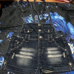 オーバーデニムパンツ