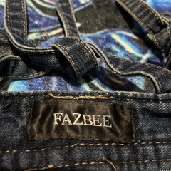 オーバーデニムパンツの画像