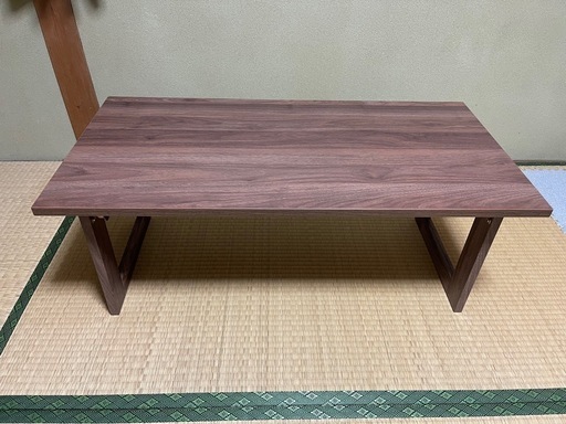 美品 ニトリ 折足テーブル