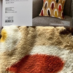 新品1枚ニトリクッションカバー　ふわふわ肌触り優しい2枚セットの画像