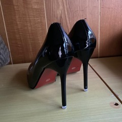 【お話中】黒エナメルパンプスの画像