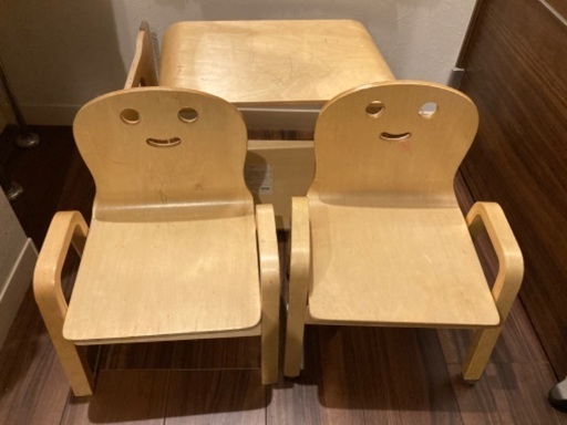 子供用　デスク　椅子　キッズチェア　木製