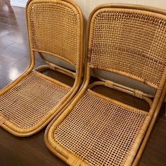 籐の座椅子