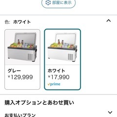 車載家庭両用 ポータブル冷蔵庫の画像