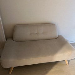 2人掛けソファ無料でお譲りいたします