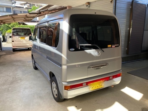 お話し中　ホンダバモスホビオ