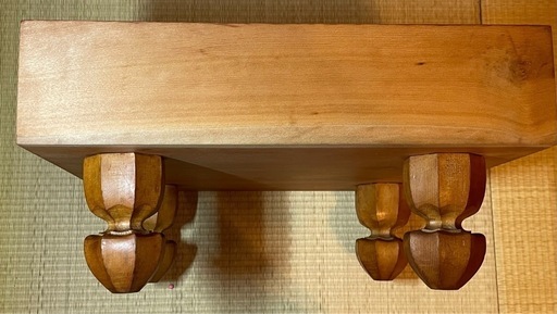 脚付き 将棋盤 椿オイル仕上げ 板厚 8cm