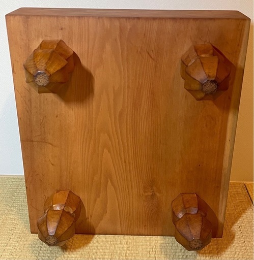 脚付き 将棋盤 椿オイル仕上げ 板厚 8cm