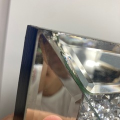 ウォールミラー　クリスタル　大型　ラグジュアリーの画像