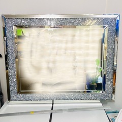 ウォールミラー　クリスタル　大型　ラグジュアリーの画像