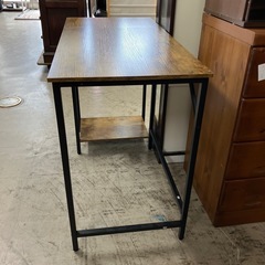 O2409-545 ワークデスク 中古美品 ブラウンの画像