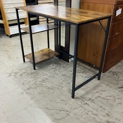O2409-545 ワークデスク 中古美品 ブラウン