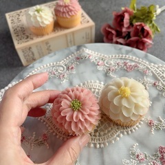 【10/14(祝)あんこのお花体験】フラワーカップケーキのミニワークショップの画像