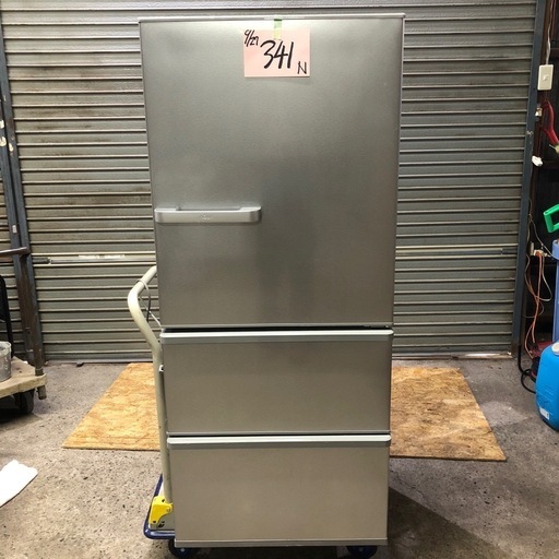 【に.ec】北海道旭川市発 AQUA ノンフロン冷凍冷蔵庫 右開き 3ドア 2021年式 AQR-27K 通電動作確認済み 動作保証 簡易水拭き清掃済み 銀