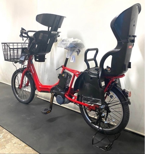 1都4県全域送料無料　業界最長12ヶ月保証　電動アシスト自転車　パナソニック　ギュット　新型　20インチ 子供乗せ　赤色　g927