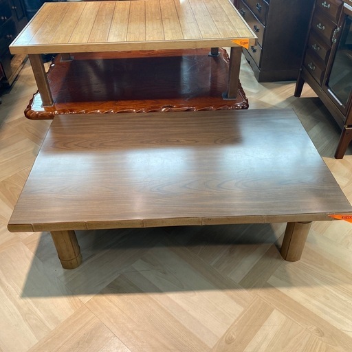 バンブー風 座卓ローテーブル