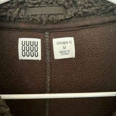 ユニクロU ファーコートの画像