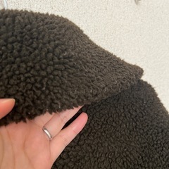 ユニクロU ファーコートの画像