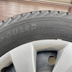 スタッドレスタイヤホイールセット　155-65R14 75Qの画像