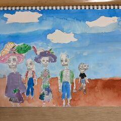 【アトリエべる王子教室】簡単なステップで‼️誰でも上手に描ける？！カボチャ🎃の画像