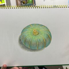 【アトリエべる国立駅前教室】まるで本物！カボチャ🎃のお絵描きに挑戦💪
