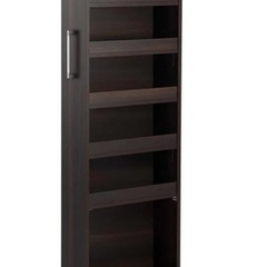 オープンタイプで取り出しやすい隙間収納キッチンラック