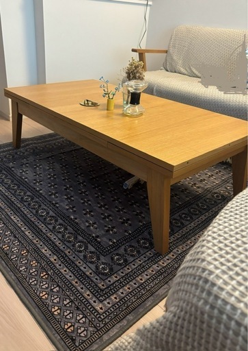 Re:CENO 天然木テーブル　120cm〜180cm伸長