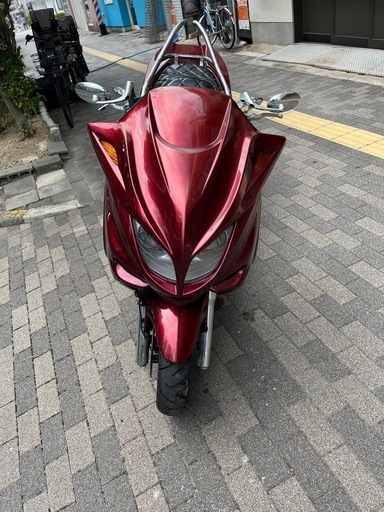 【YAMAHA マジェスティ】SG03 カスタム　ワインレッド×ブラック