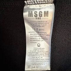 MSGM   スエット　パンツ　130サイズ　長ズボン
の画像