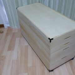 桐 衣装ケース ４段 桐衣装箱
