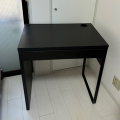 IKEA イケア MICKE ミッケ デスク 机　ブラックブラウン