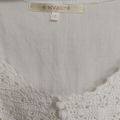 レースチュニック　ホワイトの画像