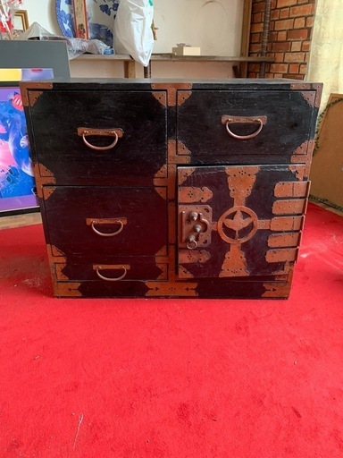 アンティーク 和箪笥 小箪笥 木製 小物入れ 時代箪笥 レトロ 引き出し 和家具 チェスト