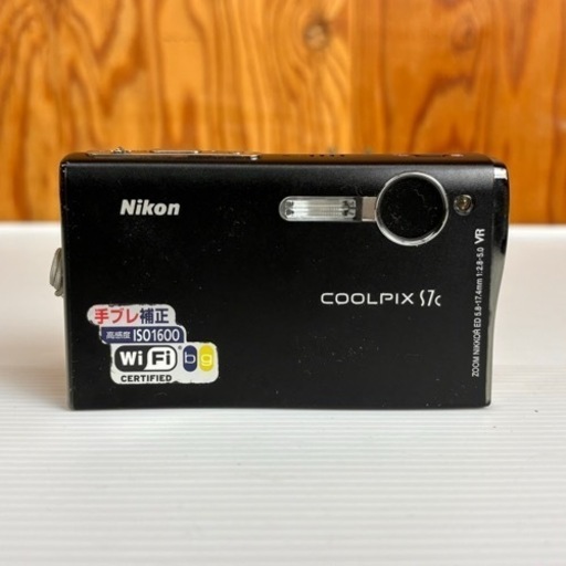 s0927604 通電未確認 バッテリーあり 充電器なし Nikon ニコン COOLPIX S7c コンパクト デジタルカメラ デジカメ ズーム 撮影 中古品
