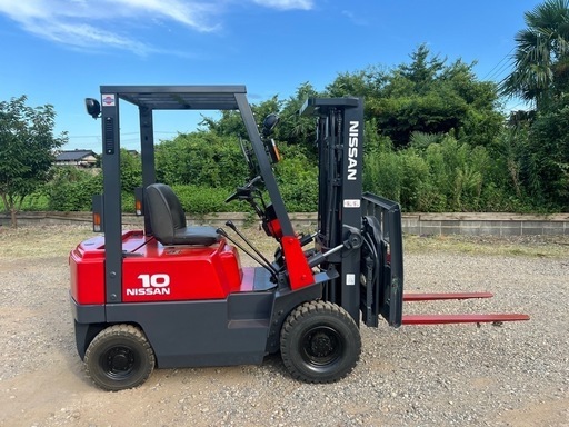 【千葉県】日産フォークリフト(JO1)★ 1t ★ガソリン★マニュアル★1667H★エンジン調子良好