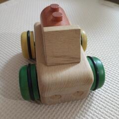 木のおもちゃ　汽車　オルゴールの画像