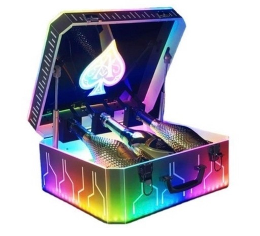 【新品未使用】アルマンドアタッシュケース LED ボトルケースディスプレイ