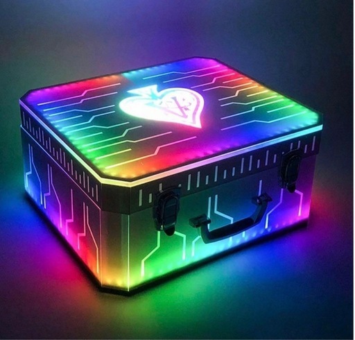 【新品未使用】アルマンドアタッシュケース LED ボトルケースディスプレイ