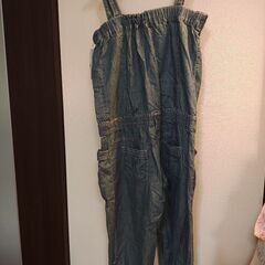 新品タグ付き　デニムサロペットの画像