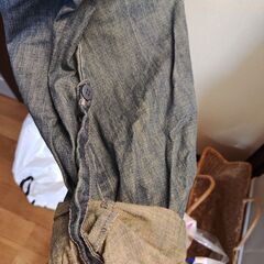 新品タグ付き　デニムサロペットの画像