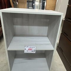 リサイクルショップどりーむ天保山店　No14475　カラーボックス　二段収納　白色　同一商品有の画像