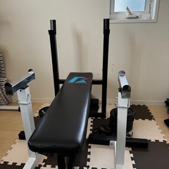 ベンチプレスの台、セーフティバー