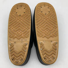 ss6773　 防寒草履 黒 23cm 冬草履 ぞうり 雨 雪 冬用 つま先カバー ブラック フォーマル 和服 着物 和装小物 防寒草履 中古の画像