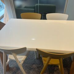美品＊明るい雰囲気のダイニングセット_使用約1年半_総額約8万円相当の画像