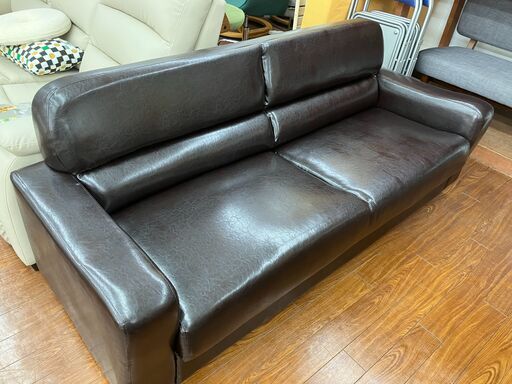 【値下げしました】NITORI ニトリ ３人掛けソファ  No.1492● ※現金、クレジット、スマホ決済対応