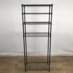 【美品】スチールラック 黒 5段
