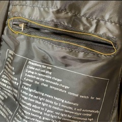 電熱ベスト 電熱ジャケット 3段階温度調整　速暖 ゴルフ 野外作業　男女兼用　Mの画像