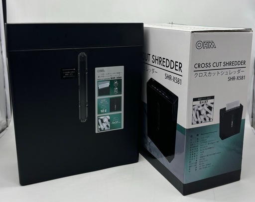 中古◆クロスカットシュレッダー◆オーム◆A4