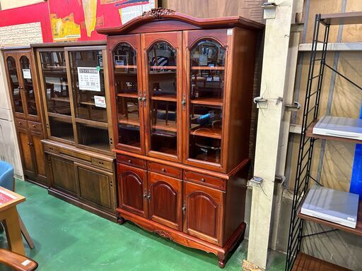 【愛品館八千代店】3枚扉食器棚