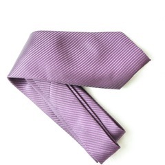 【新品未使用】紫★ストライプネクタイ★パープルの画像
